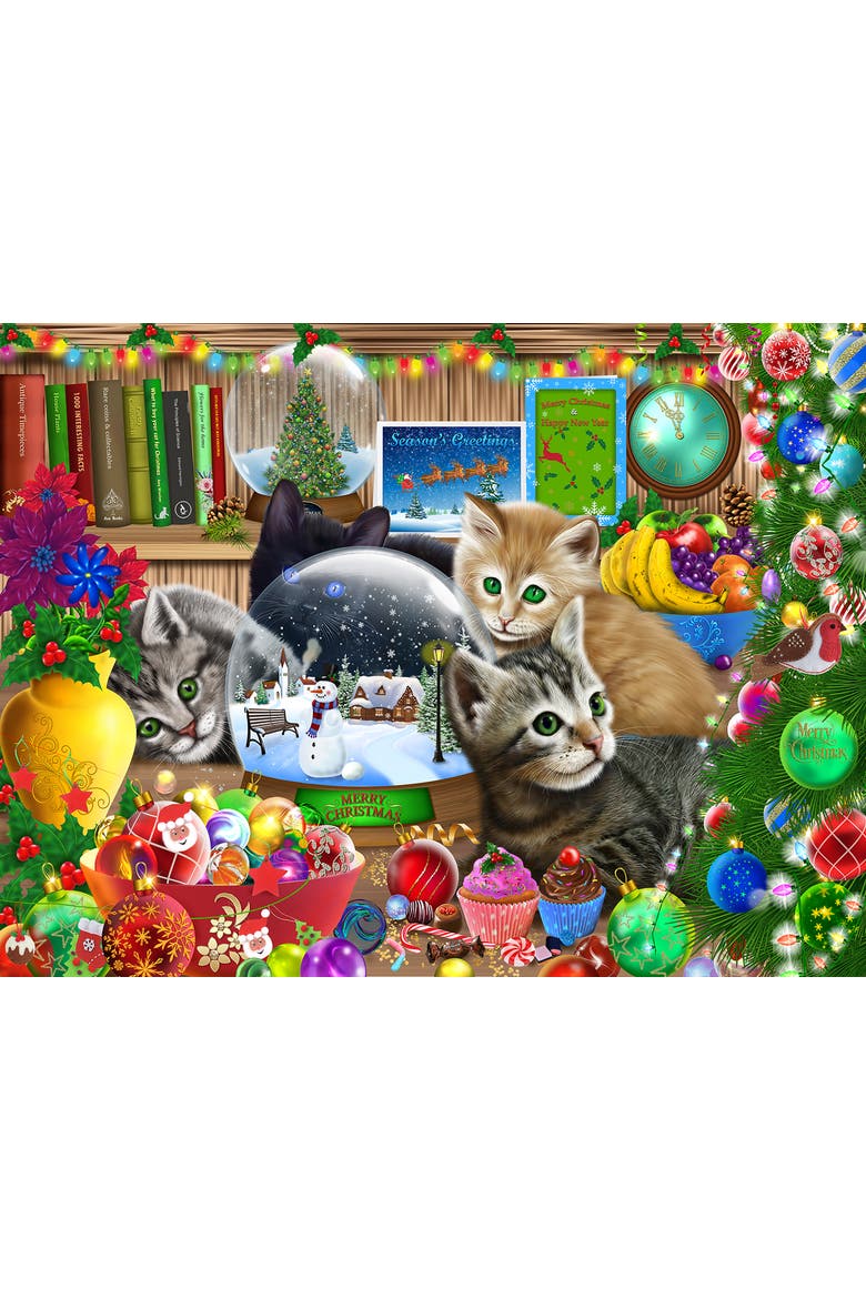 Snow globe Kittens 300 piece Jigsaw Puzzle for Adults, Alternate, color, Multicolor