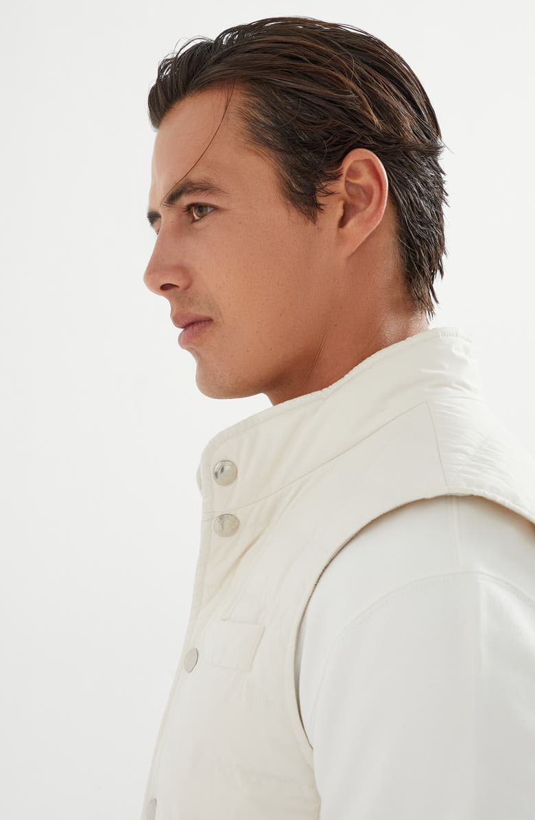 Brunello Cucinelli Lightweight down vest, Alternate, color, 