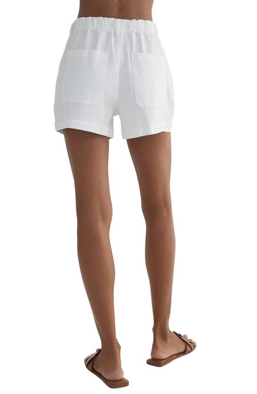 Shop Bella Dahl Elle Playa Shorts In White
