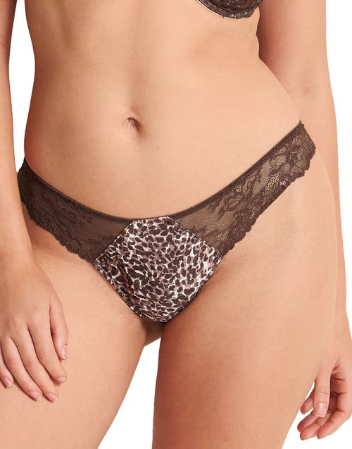 Adore Me Haley Thong Panties In Brown