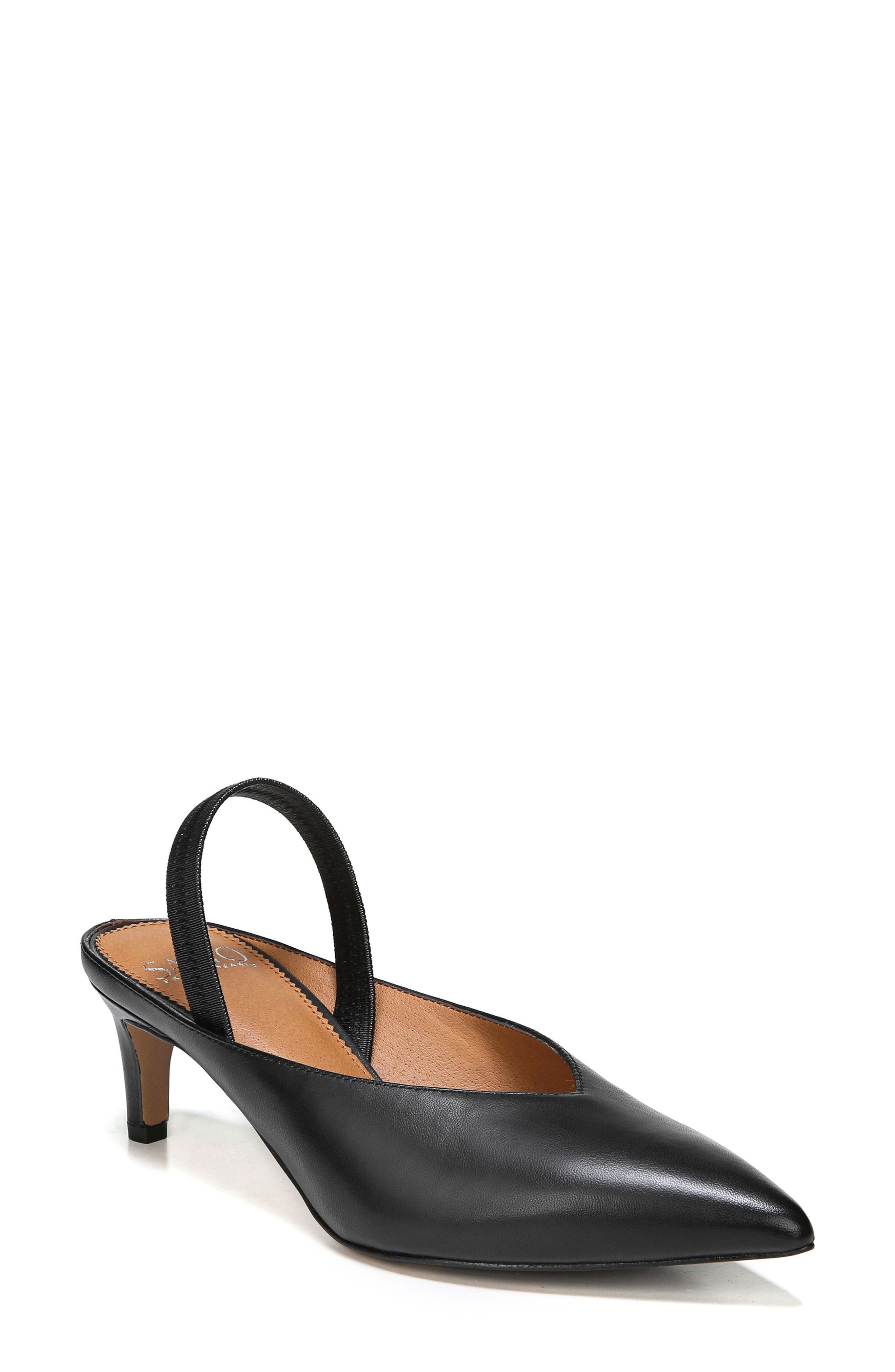 Mandalay Slingback Pump, Main, color, BLACK LEATHER
