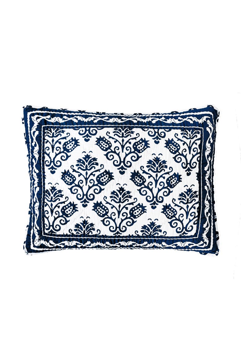 20" x 26" Colonial Williamsburg 20" x 26" Cassie Standard Sham, Main, color, Blue
