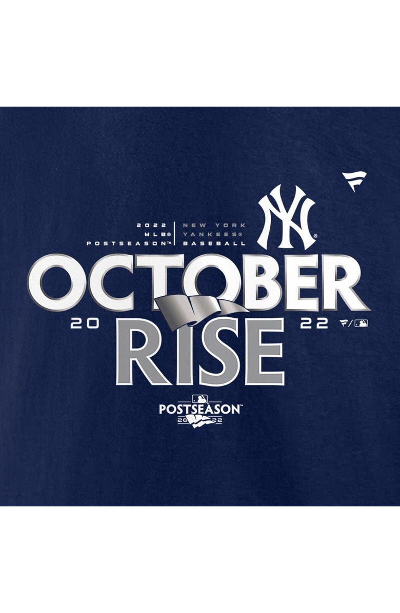 FANATICS Men's Fanatics Branded Navy New York Yankees 2022 Postseason Locker Room Big & Tall T-Shirt, Alternate, color,