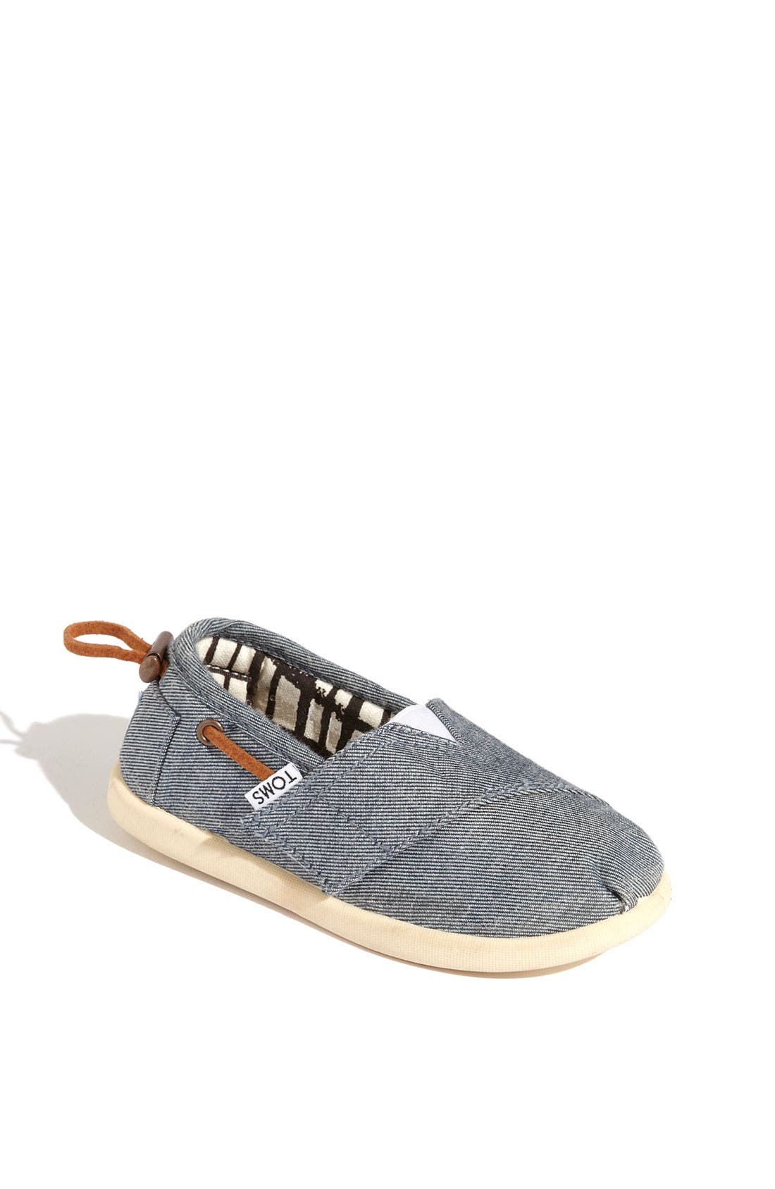 TOMS 'Classic Tiny - Bimini' Chambray Slip-On, Main, color, 