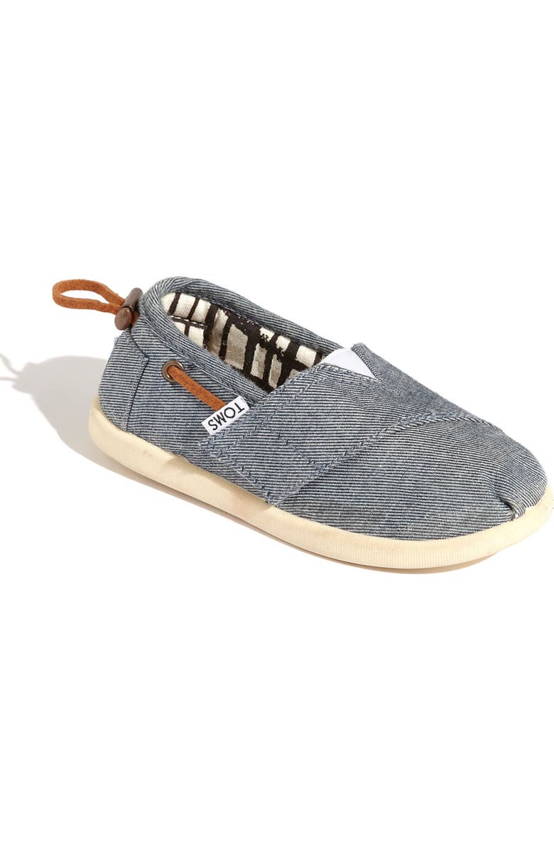 TOMS 'Classic Tiny - Bimini' Chambray Slip-On, Main, color,