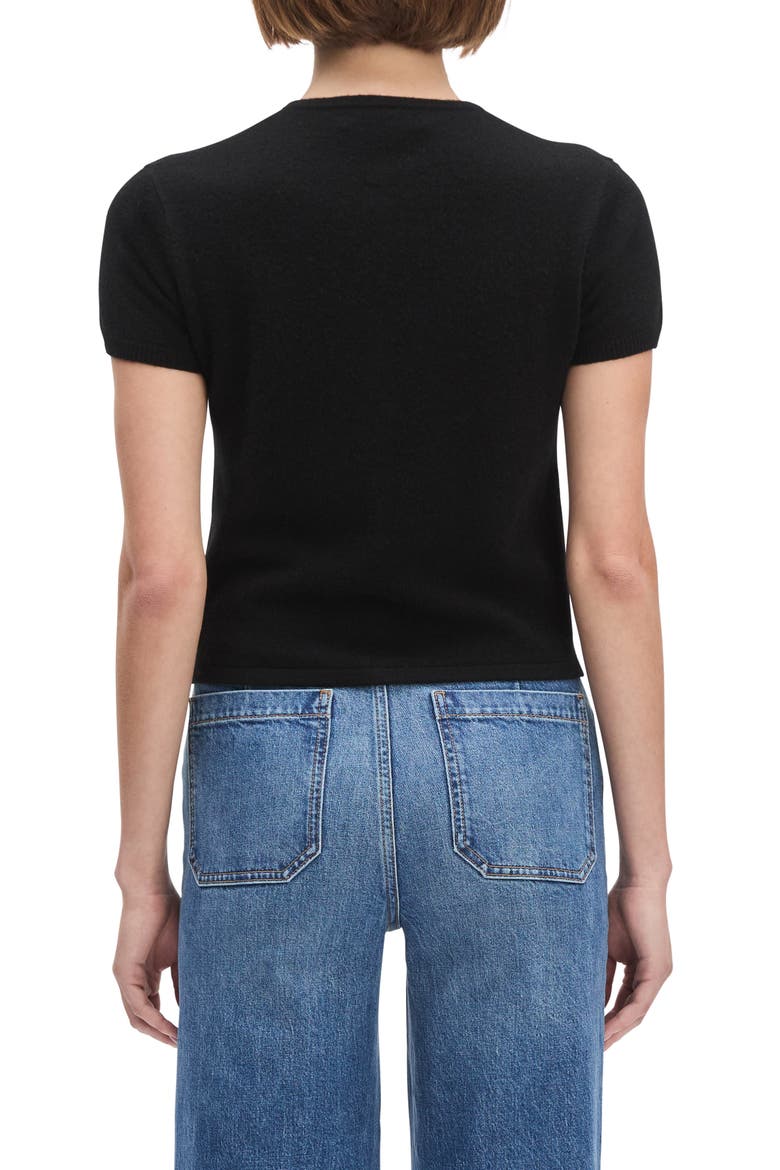 The 9 to 5 Cashmere Cardigan, Alternate, color, BLACK