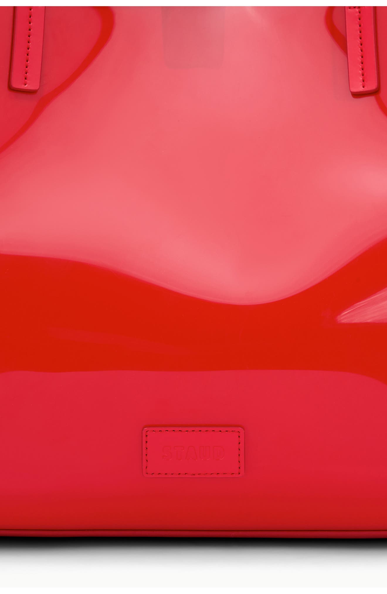 STAUD Large Christos Tote, Alternate, color, Red Rose