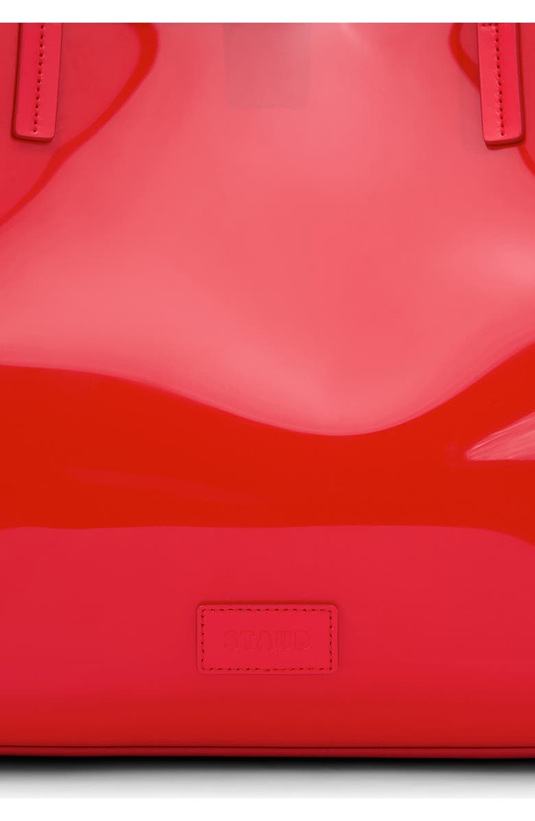 STAUD Large Christos Tote, Alternate, color, Red Rose