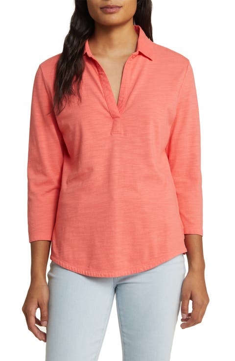 Ashby Isles Cotton Jersey Popover Top