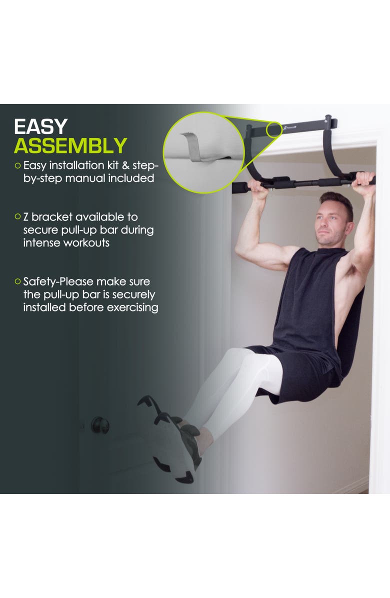 ProsourceFit Multi-Grip Lite Pull-Up Bar, Alternate, color, Black