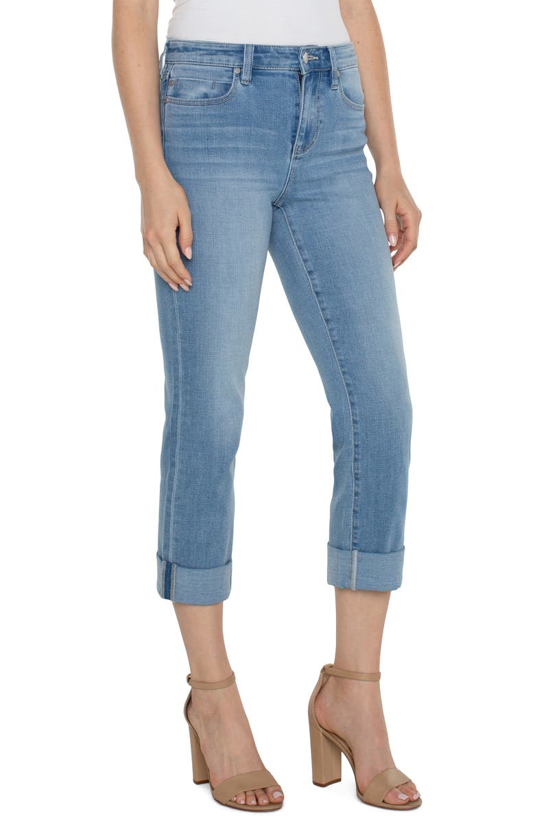 Liverpool Los Angeles Charlie Mid Rise Crop Slim Jeans, Alternate, color, 
