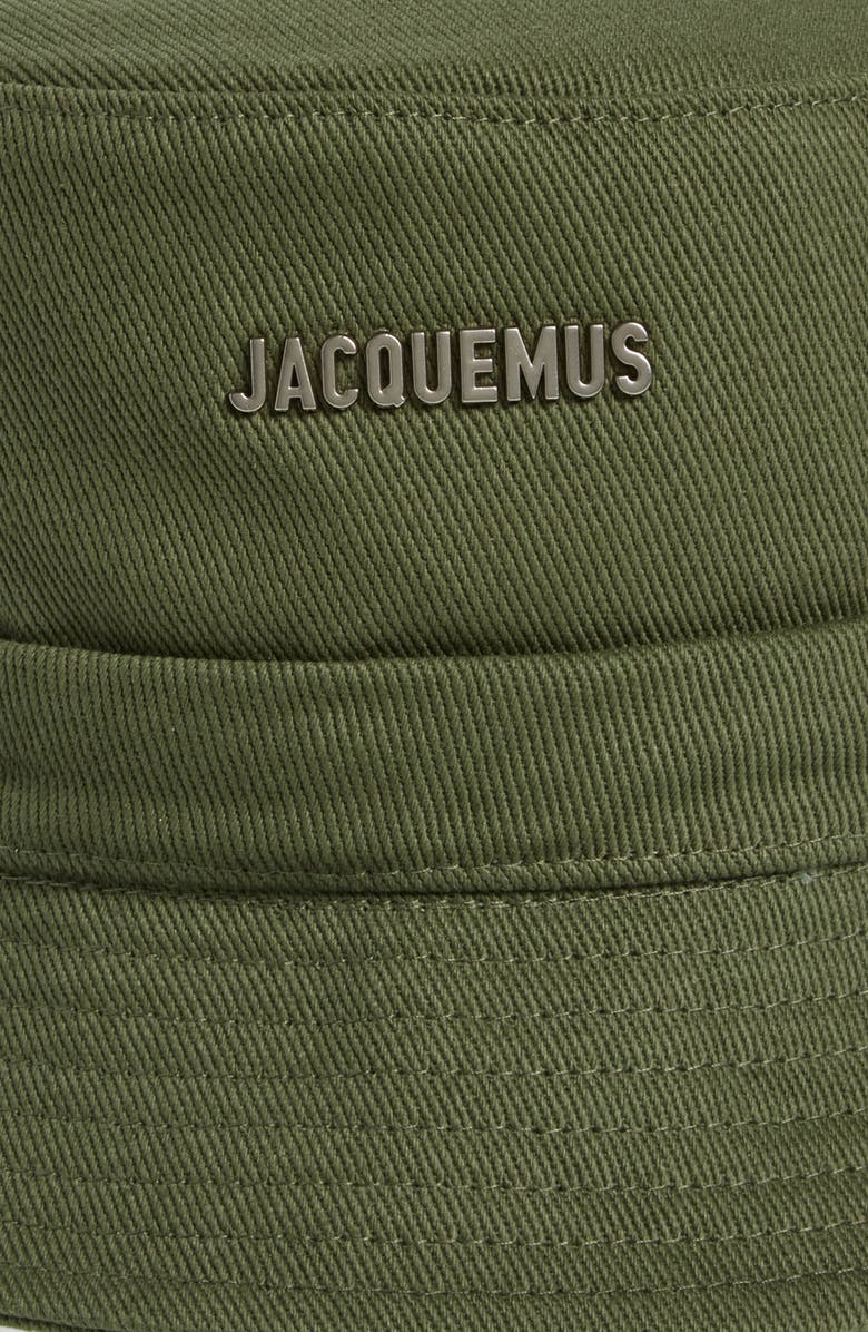 Jacquemus Le Bob Gadjo Cotton Twill Bucket Hat, Alternate, color, 