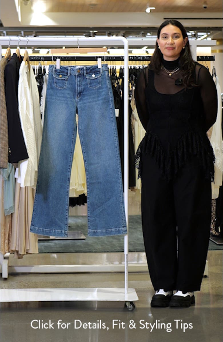 Leenah High Waist Wide Leg Jeans, sales video thumbnail