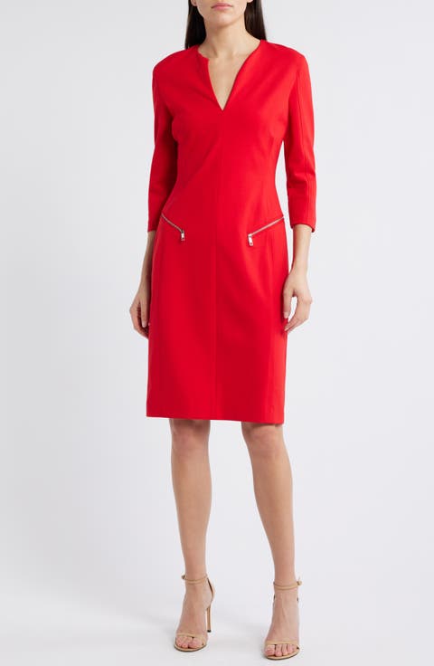 Dalmar Split Neck Dress
