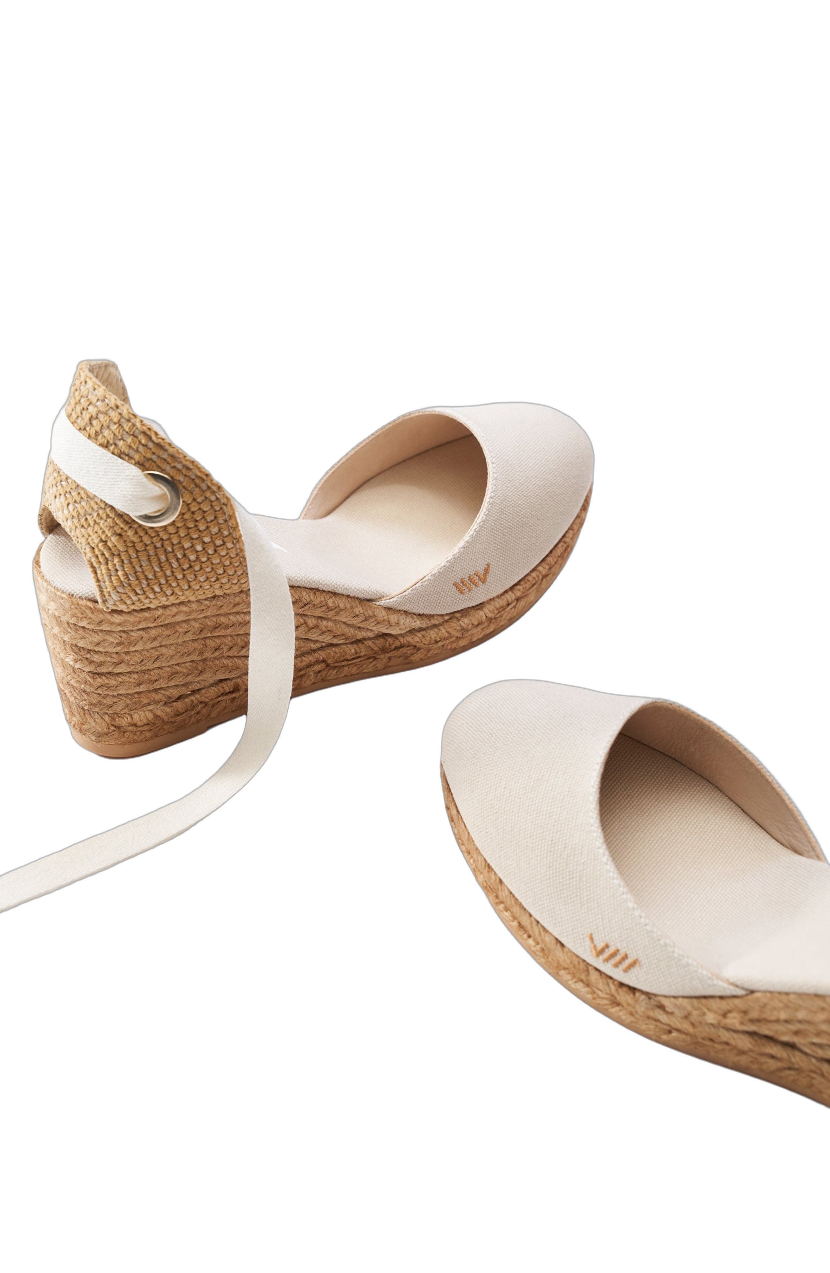 Sagaro Canvas Espadrille Wedges - image 4