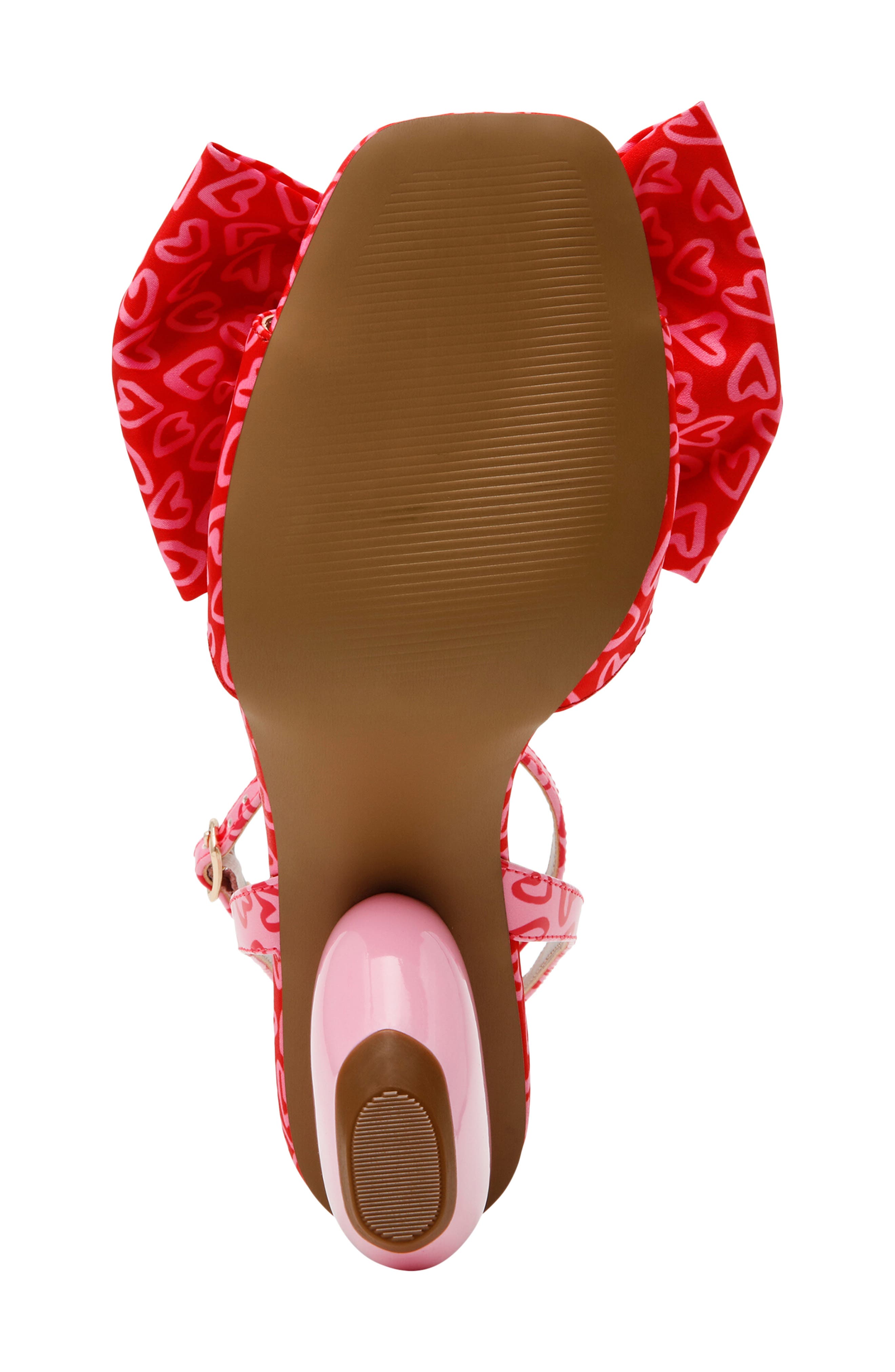 Betsey Johnson Kendal Ankle Strap Sandal, Alternate, color, Red Multi