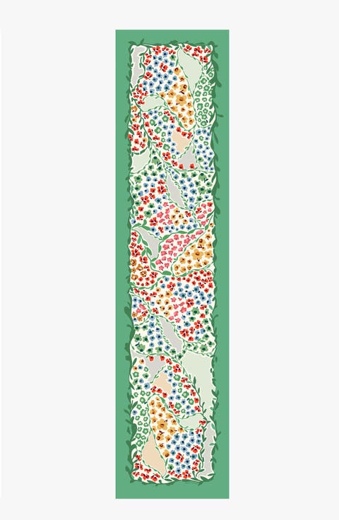 Garden Oblong Silk Scarf