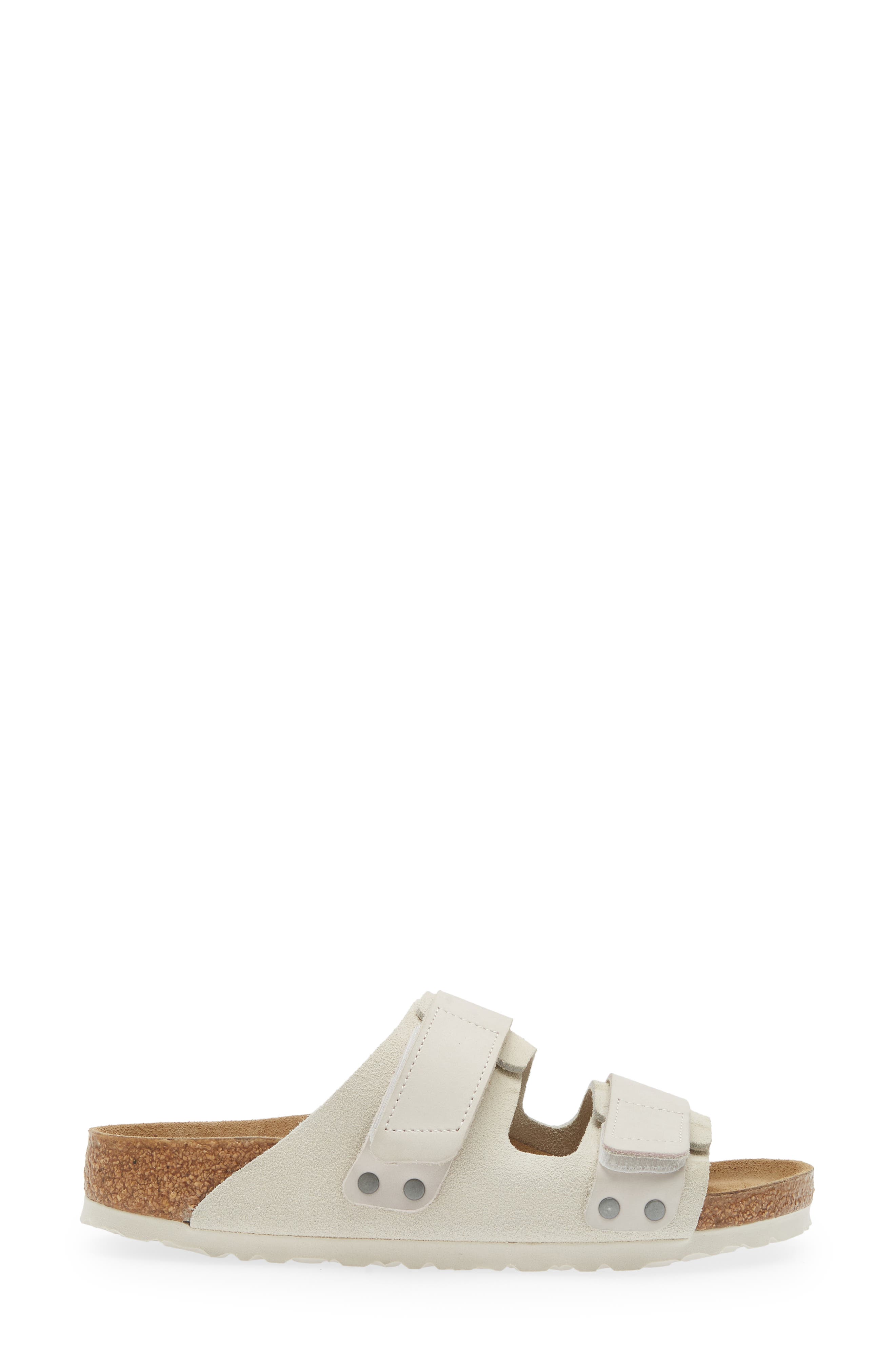 Birkenstock Uji Slide Sandal, Alternate, color, Antique White