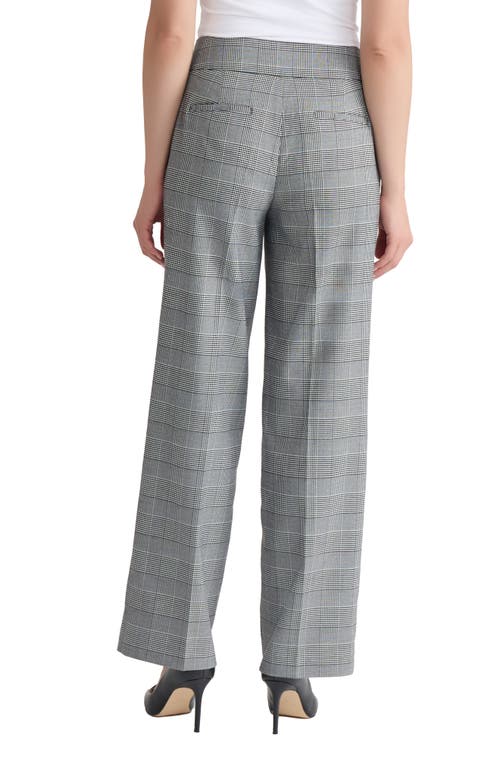 Kasper Wide Leg Pants In Gray