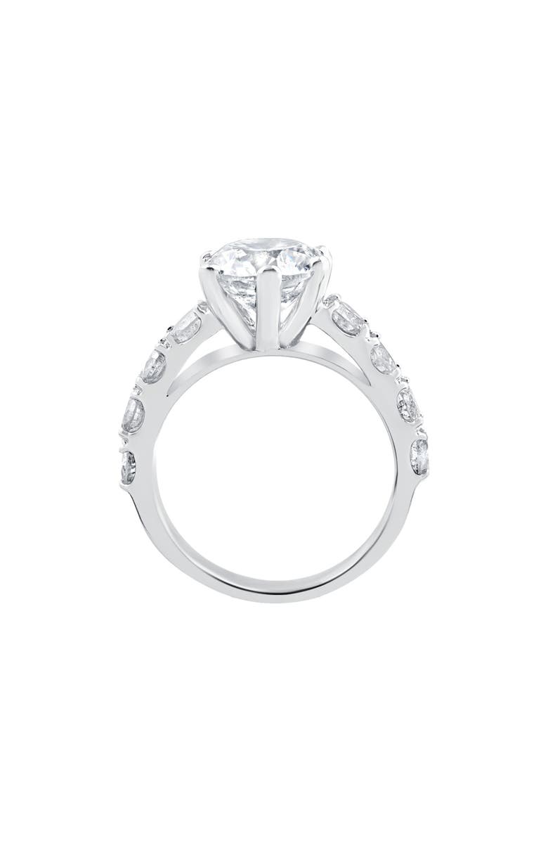 Bliss Diamond Certified 5 1/2 cttw Diamond Engagement Ring 14k Gold Lab Grown, Alternate, color, 14K White Gold