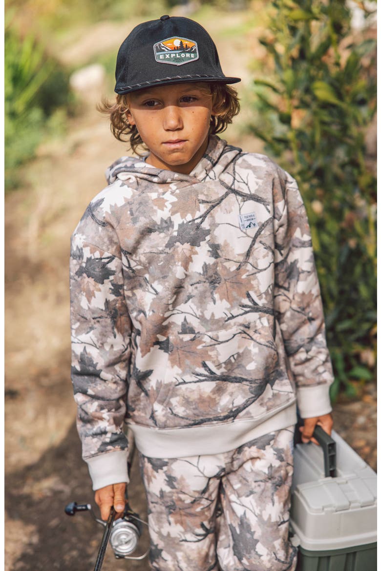 Kids' Camo Hoodie, Alternate, color, CAMO