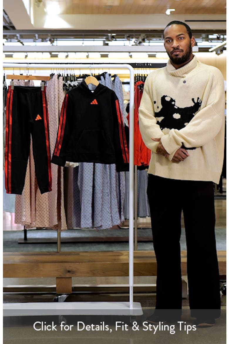 Camo 3-Stripe Pullover Hoodie and Jogger Pants Set video