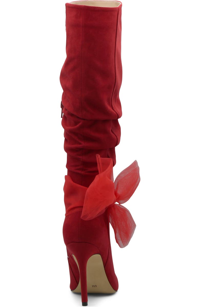 Charles by Charles David Pizzi Pointed Toe Knee High Boot, Alternate, color, Red-Ms
