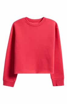 Kids' Crop Crewneck Sweatshirt