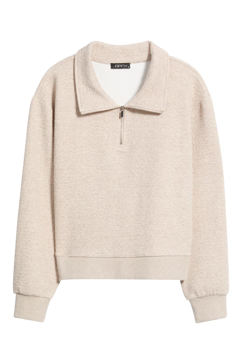 Sunday Half-Zip Pullover, Alternate, color, FROSTED OAT