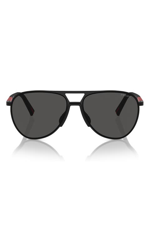 59mm Aviator Sunglasses