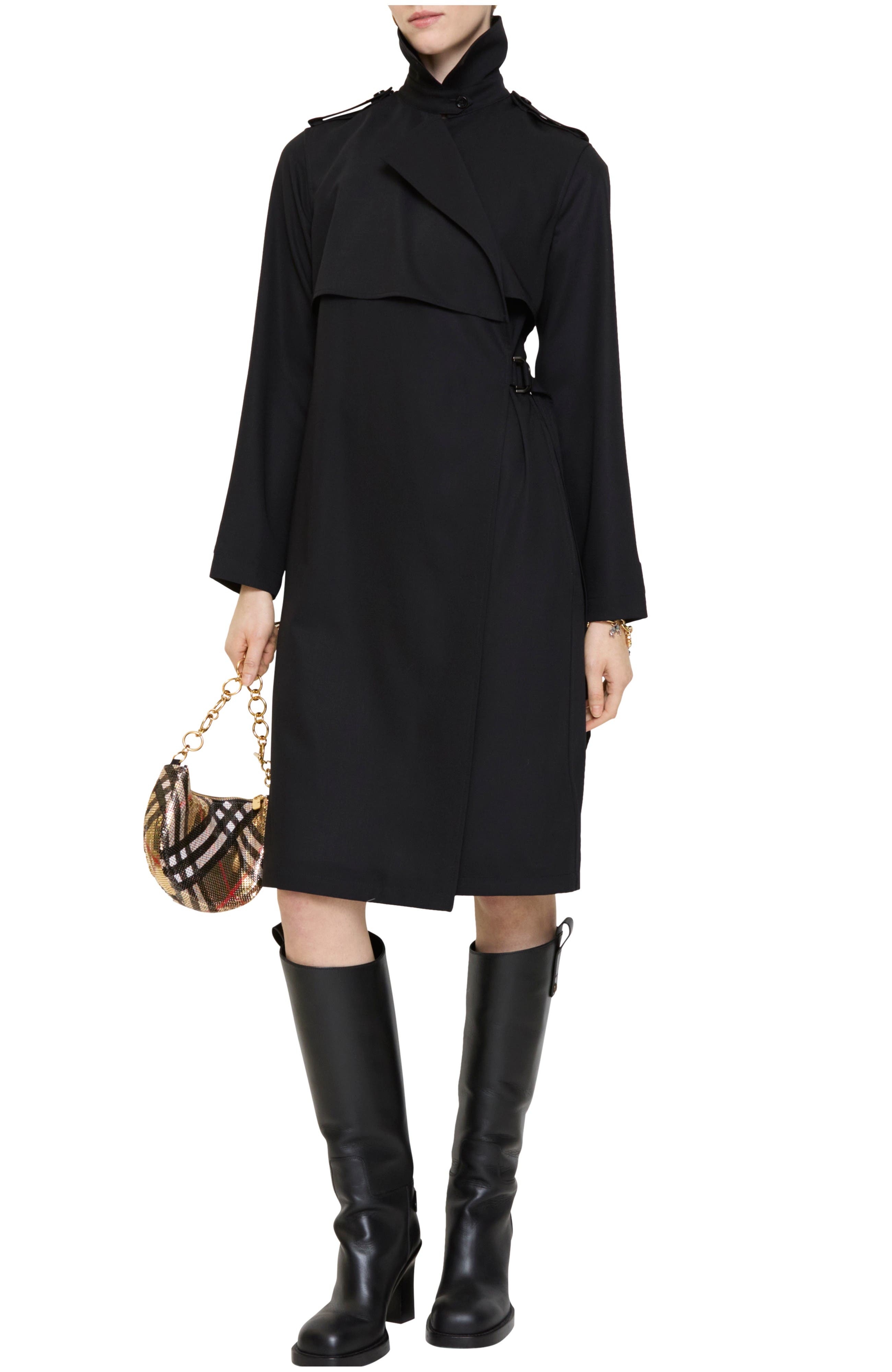 Wool Trench Dress