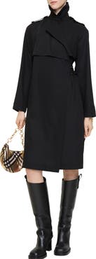 Burberry Wool Trench Dress