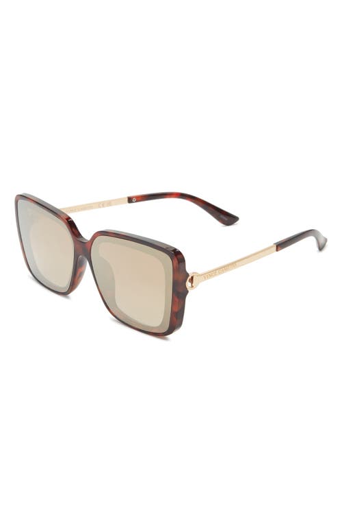 Vince Camuto Square Sunglasses In Tortoise