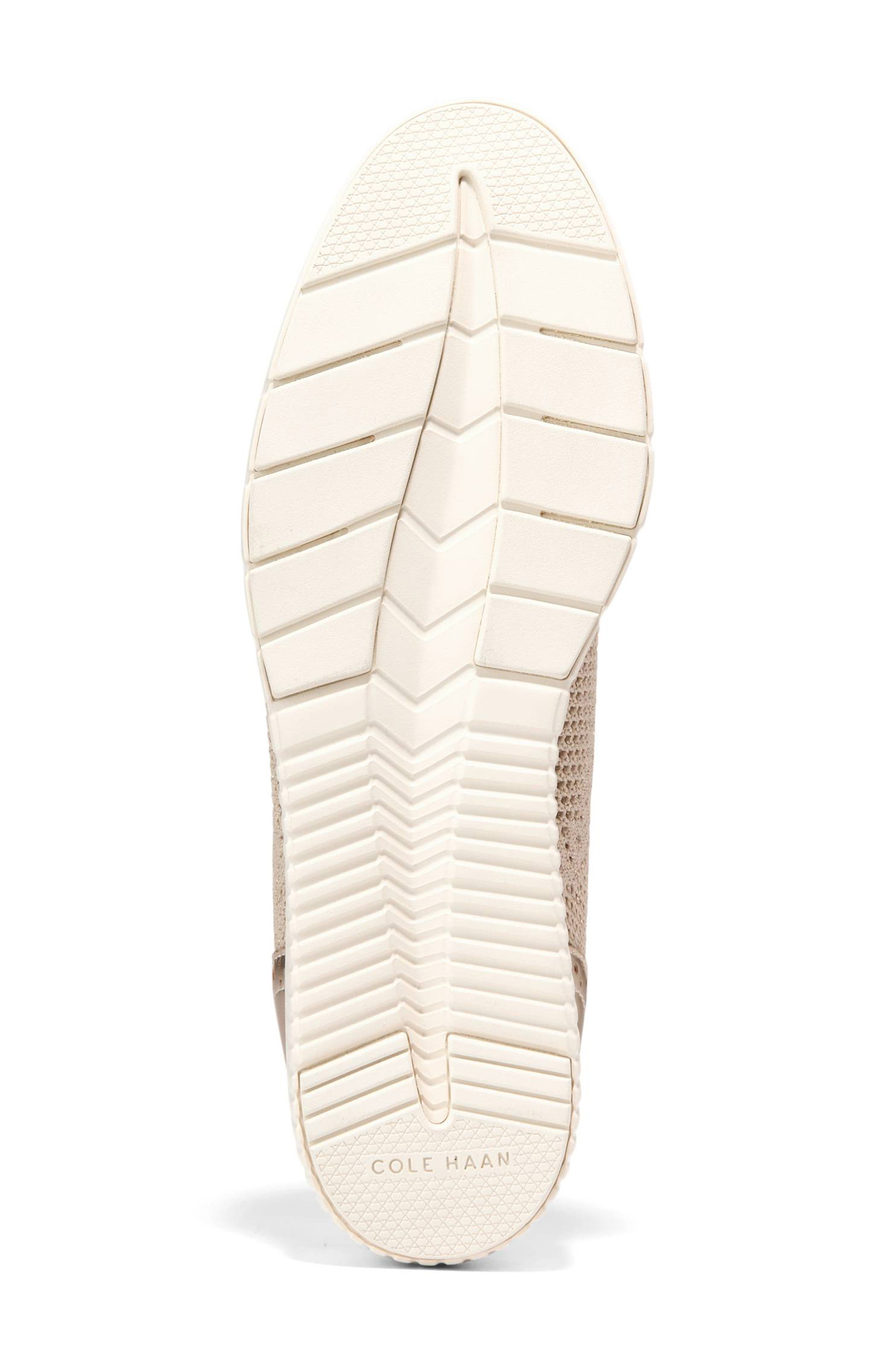 Cole Haan Grand City Platform Oxford, Alternate, color, Rye/Gold Metallic Knit/Ivory