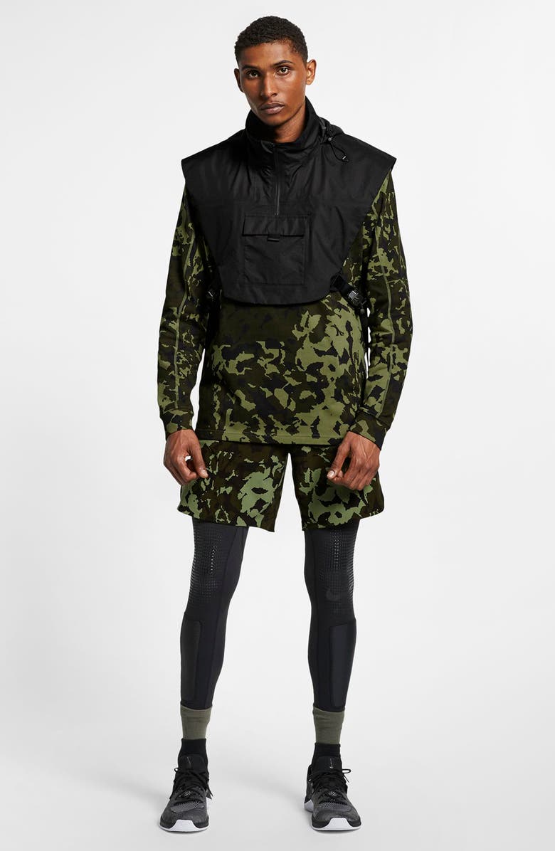 Nike x MMW Beryllium 2-in-1 Men's Shorts, Alternate, color, 