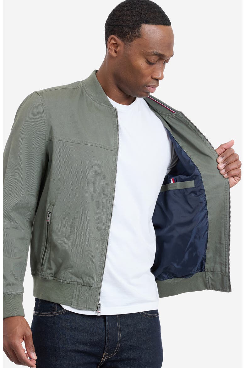 Cotton Bomber Jacket, Alternate, color, MILITARY