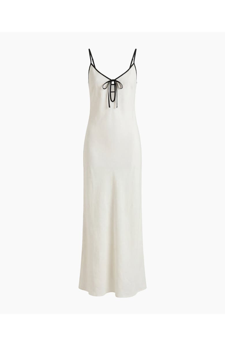 Onia Soleil Slip Dress, Alternate, color, Egret/Black