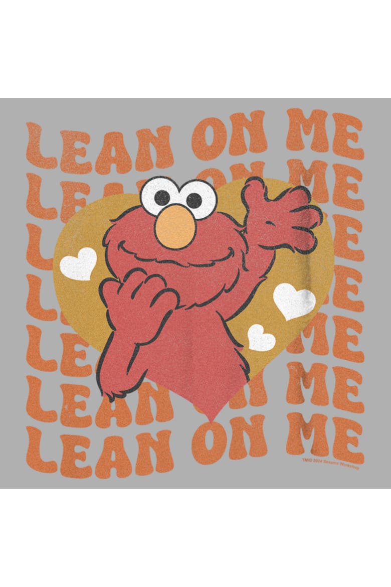 Boy's Sesame Street Elmo Lean On Me Graphic T-Shirt, Alternate, color, Athletic Heather