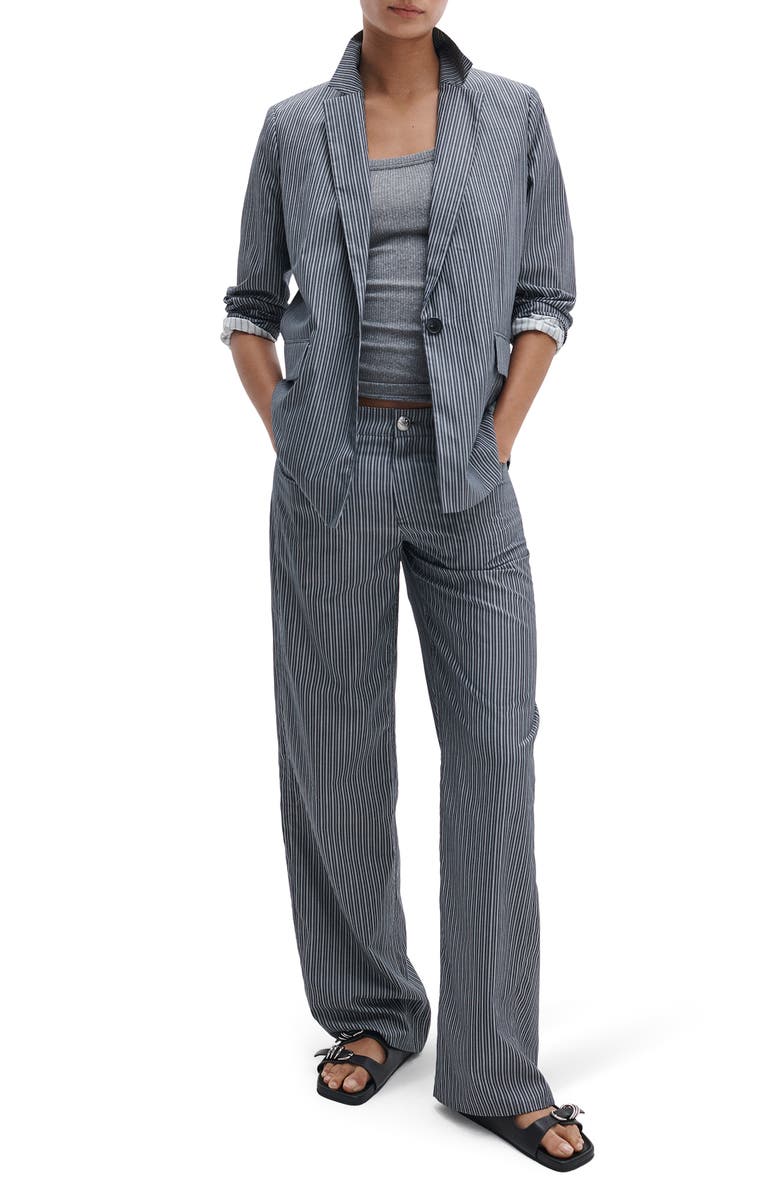 rag & bone Jennie Cotton Blazer, Alternate, color, Salst