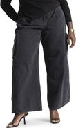 ELOQUII Wide Leg Cargo Jean