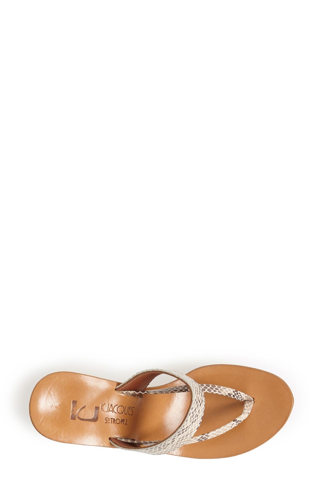 K.Jacques St. Tropez Thong Wedge Sandal, Alternate, color, 