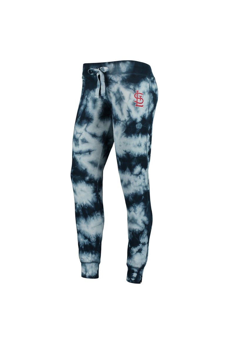 Women's New Era Navy St. Louis Cardinals Tie-Dye Jogger Pants, Alternate, color, Navy