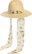 Loeffler Randall Ribbon Band Straw Panama Hat