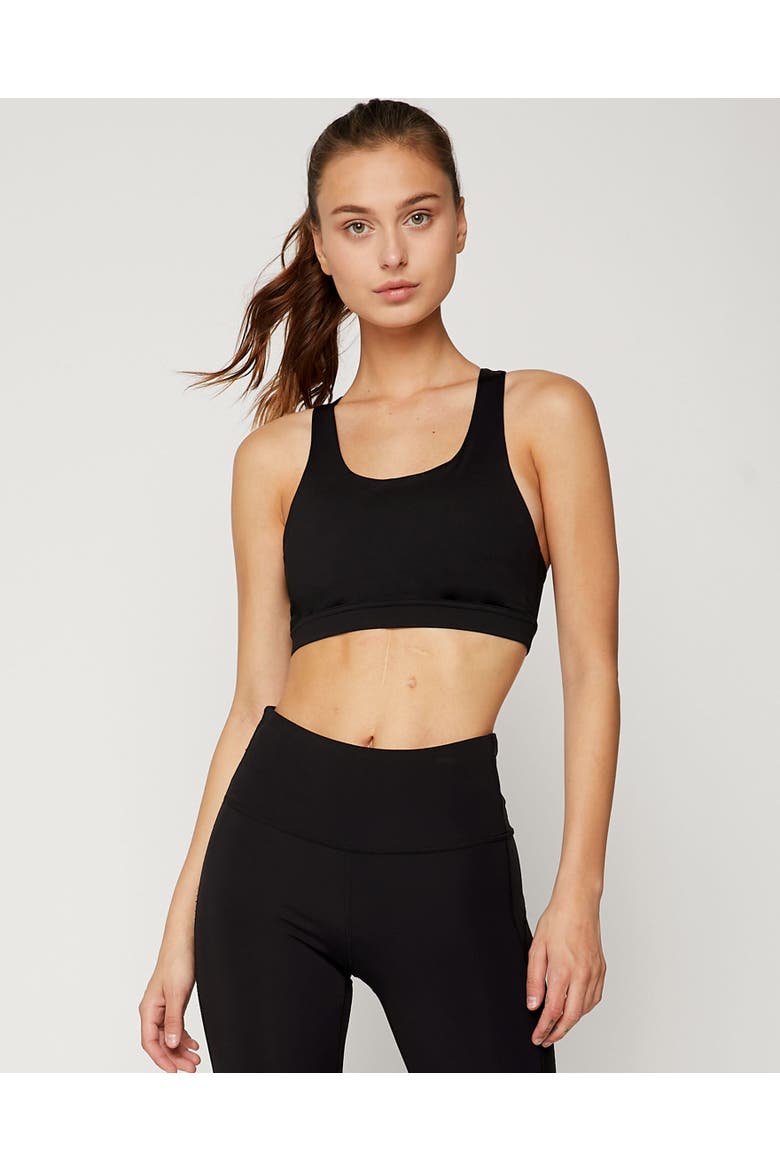 Aim Mesh Silkiflex Lite Bra, Main, color, Midnight Black