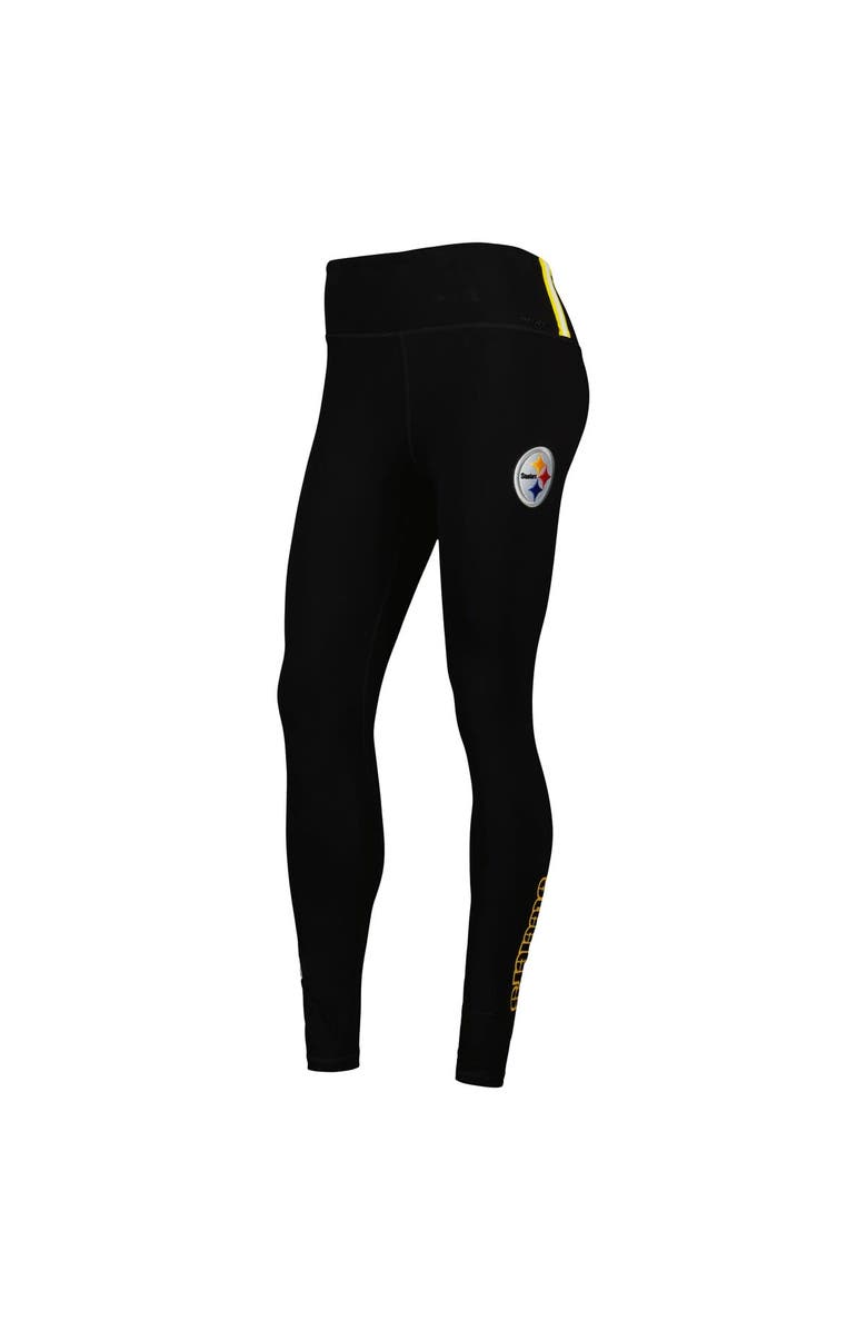 PRO STANDARD Women's Pro Standard Black Pittsburgh Steelers Classic Jersey Leggings, Alternate, color, Black