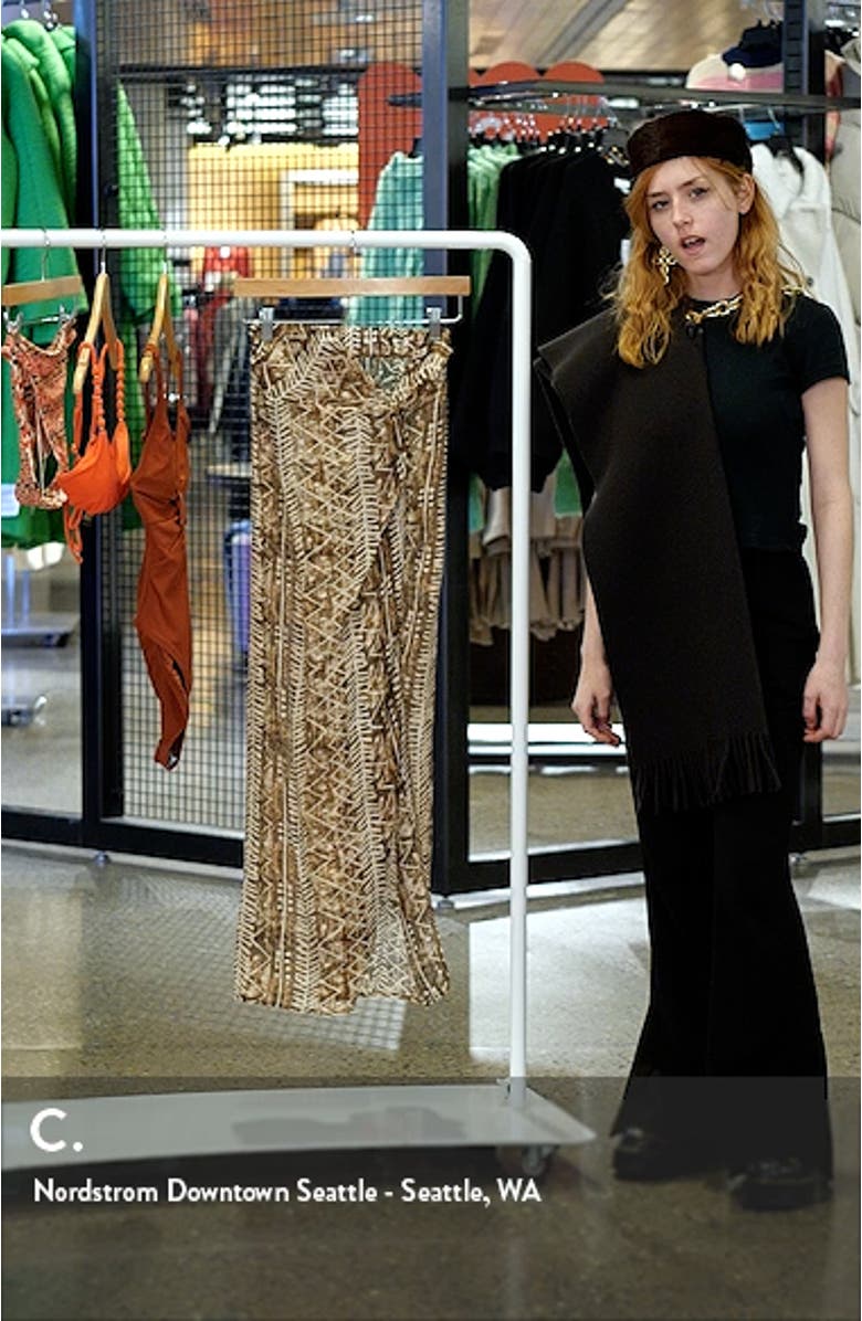 Twist Front Sarong Skirt, sales video thumbnail