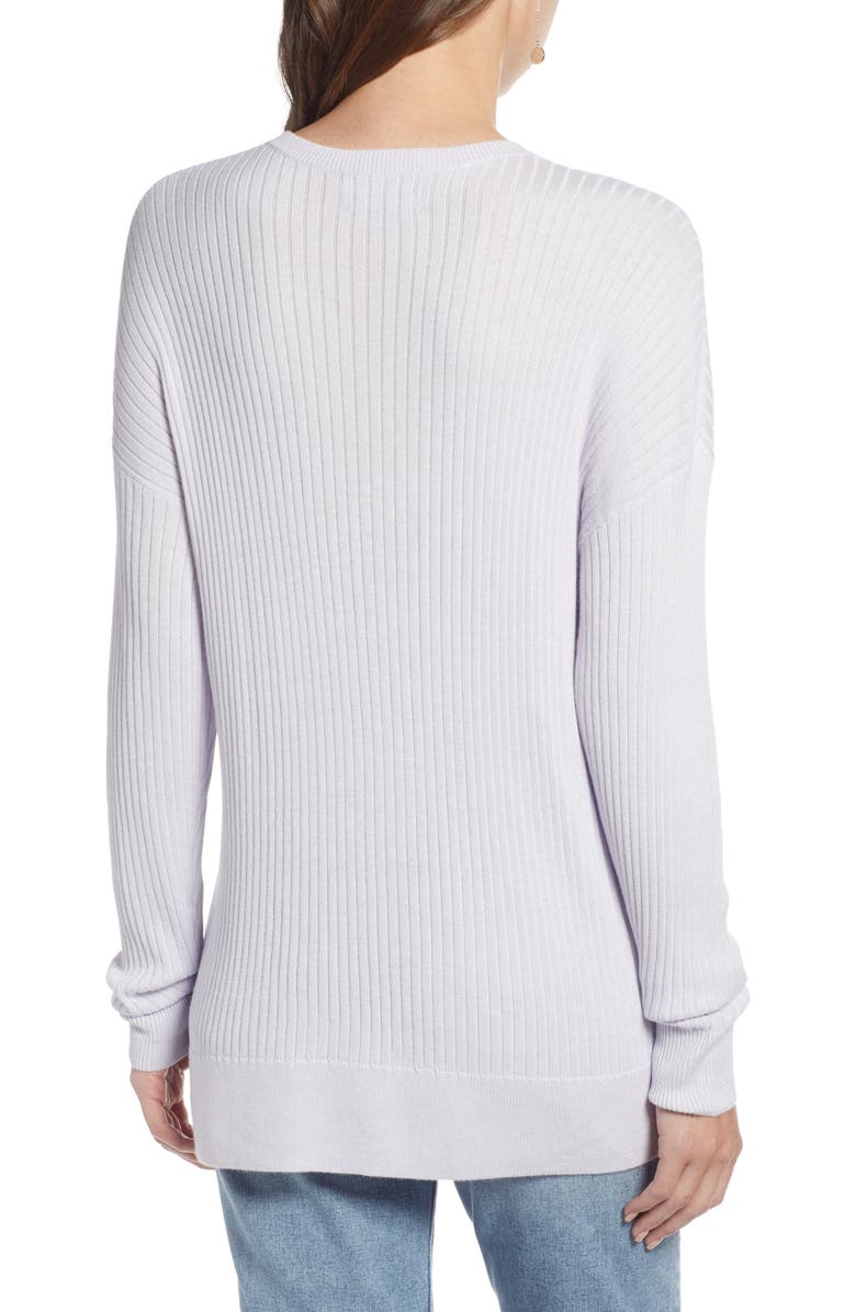 Something Navy Knot Detail Pullover, Alternate, color, 