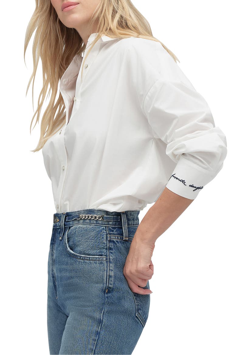 The Classic Poplin Shirt, Alternate, color, WHITE
