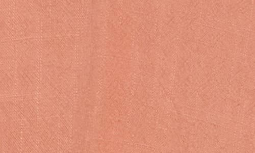 Renee C Tie Front Peplum Top In Coral