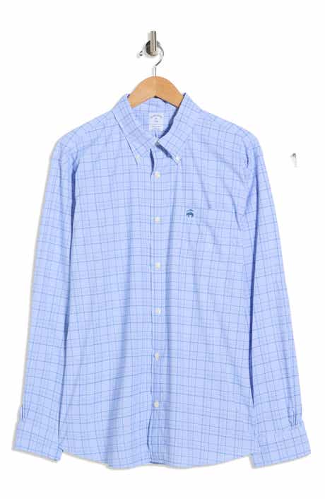 Brooks Brothers Sport Fit Plaid Performance Button-Down Shirt